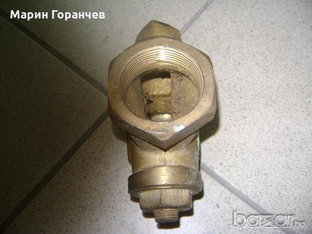 Спирателен кран ф1.1/2" цола-бронз тип-''бозаджииски'', снимка 3 - ВИК - 19668889