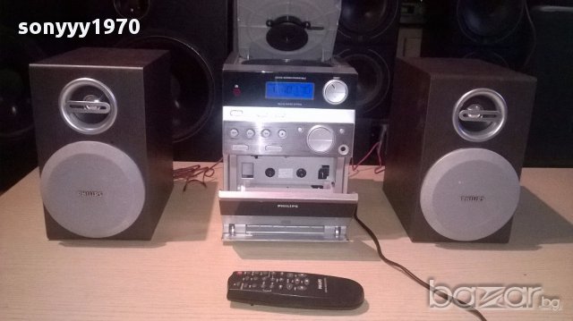 Philips cd/tuner/deck/amplifier/remote+колони-внос швеицария, снимка 8 - Ресийвъри, усилватели, смесителни пултове - 13287978