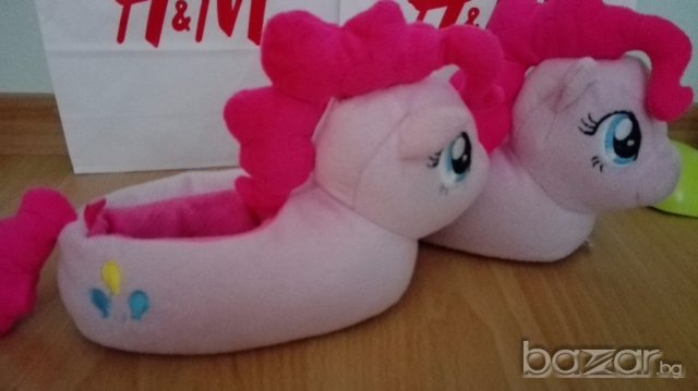 Н&М детски меки пантофи Малкото пони, снимка 6 - Бебешки обувки - 19465265