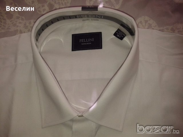 Продавам ОФИЦЯЛНИ АНГЛИЙСКИ мъжки ризи  марка: ' REAL BROOK' и 'FELLINI'., снимка 2 - Ризи - 18576197