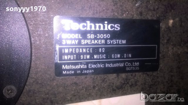 Technics sb-3050 made in japan-2х90w/8ohms-56х30х29см-внос швеицария, снимка 14 - Тонколони - 17140500