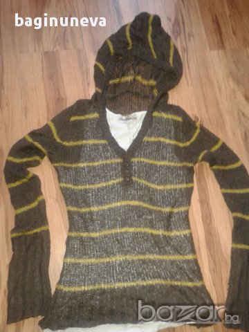 дамска блузка пуловер с качулка на С & A Clockhouse-размер-м-л , снимка 6 - Блузи с дълъг ръкав и пуловери - 9094232
