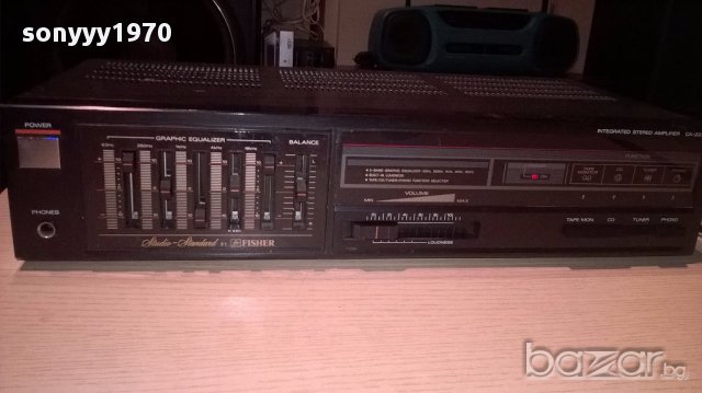 fisher amplifier-made in japan-внос швеицария, снимка 4 - Ресийвъри, усилватели, смесителни пултове - 14221027