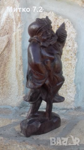 Стара статуетка - дърворезба, снимка 6 - Други ценни предмети - 24558089