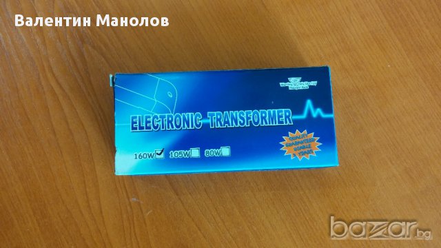 Трансформатор 12v 160w електронен, снимка 1