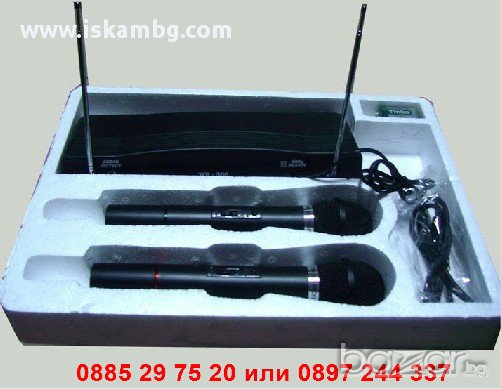 Два безжични микрофона с приемник , WR-306, снимка 4 - Тонколони - 12947190