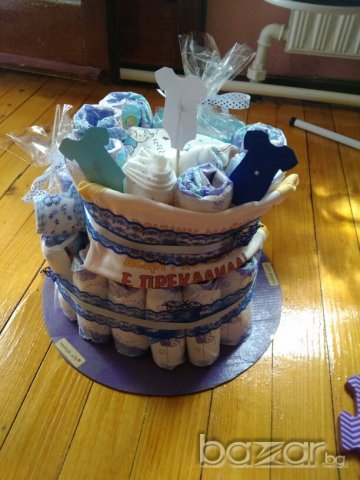 Торта от памперси, снимка 11 - Други - 15701860