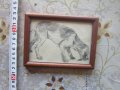 Стара картина офорт, снимка 2
