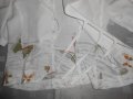 100 % лен българско дамско сако  с пеперуди , снимка 5