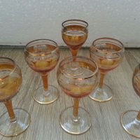 Чаши за ракия с златен кант, снимка 9 - Антикварни и старинни предмети - 22534810