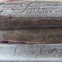  Чифт абаджийски ножици 1894г. и 1896г. , снимка 4 - Други ценни предмети - 26143233