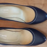 Сини обувки естествена кожа, снимка 4 - Дамски обувки на ток - 14140505