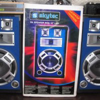 Чифт DJ-ски HiFi тонколони SKYTEC MKII - 600W, 8Ω, 12‘‘/30см бас, 3-лентови с вградена син LED, снимка 10 - Тонколони - 24527924