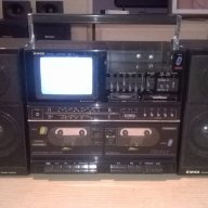 tensai rtc-8315 tv/triple cassette/tuner-внос швеицария, снимка 2 - Радиокасетофони, транзистори - 18605262