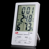 Домашна станция календар , часовник , термомвтър и влагомер, снимка 1 - Други - 13561260