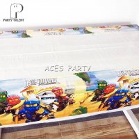 Лего Нинджаго Ninjago парти найлонова покривка за парти рожден ден, снимка 2 - Покривки за маси - 24080842