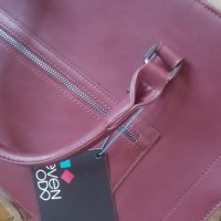 Дамска чанта марка Even&Odd, цвят бордо, снимка 2 - Чанти - 23203693