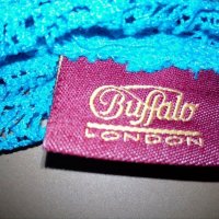 Buffalo London- Тюркоазен прекрасен ажурен топ/ туника/блуза, снимка 8 - Корсети, бюстиета, топове - 21220601
