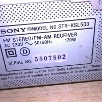 sony str-ksl500 receiver-420w total-внос швеицария, снимка 16 - Ресийвъри, усилватели, смесителни пултове - 26008127