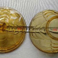 Стъклена бонбониера от Соца, снимка 2 - Сервизи - 18386752