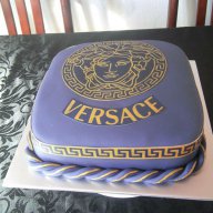 VERSACE лого Версаче кръгове Прозрачна релефна текстурна точилка за фондан украса торта сладки, снимка 3 - Други - 15009337