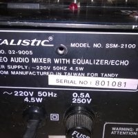 realistic ssm-2100 mixer-внос швеицария, снимка 12 - Ресийвъри, усилватели, смесителни пултове - 22279810