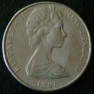 50 цента 1981, Нова Зеландия, снимка 2 - Нумизматика и бонистика - 16338286