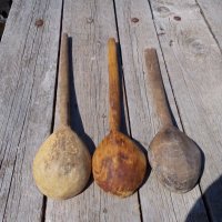 Старинна Дървена Лъжица,лъжици, снимка 4 - Антикварни и старинни предмети - 16573557