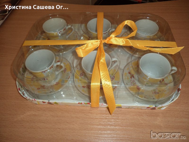 ЧАШИ ЗА КАФЕ В ПОДАРЪЧНА КУТИЯ, снимка 1