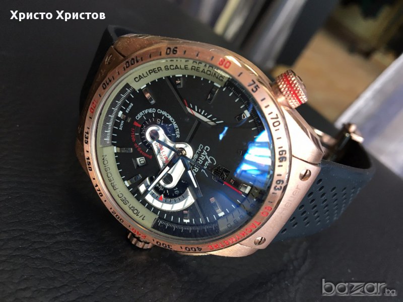 Мъжки  часовник клас ААА TAG Heuer Grand Carrera Calibre 36 реплика, снимка 1