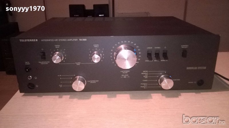 Колекционерска ретро машина telefunken ta350-внос швеицария, снимка 1
