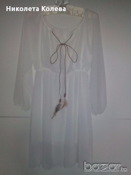 Чисто нова бяла рокля, снимка 1