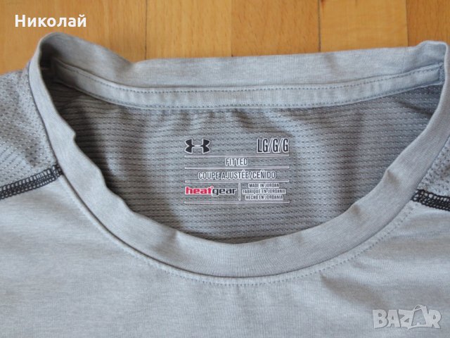 Under Armour Carbon Heather  Raid T-Shirt, снимка 5 - Тениски - 25902160