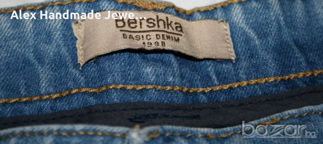  Bershka мъжки дънкови 3/4-ти панталони , снимка 2 - Дънки - 18381382