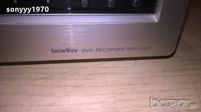 sony rdr-gx3 dvd recorder-за ремонт-внос франция, снимка 12 - Ресийвъри, усилватели, смесителни пултове - 19781169