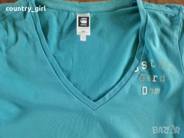 G-star britt vt wmn cap sl- страхотна дамска тениска, снимка 2 - Тениски - 21591485