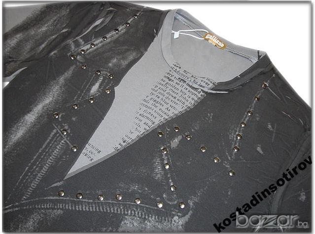 JOHN GALLIANO STUDDED ROSE PRINT Мъжка Тениска size 46 (S), снимка 4 - Тениски - 6449583