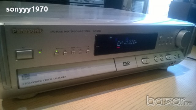 panasonic sa-ht80 dvd home theater sound system-178watts-внос швеицария, снимка 5 - Ресийвъри, усилватели, смесителни пултове - 10362176