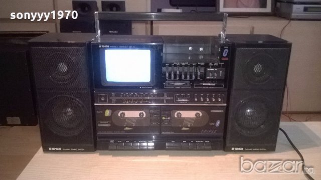 tensai rtc-8315 tv/triple cassette/tuner-внос швеицария, снимка 2 - Радиокасетофони, транзистори - 18605262