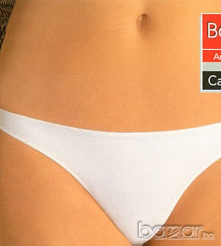 Pierre Cardin S,L телесни,бели гладки прашки Пиер Карден гладка женска прашка , снимка 3 - Бельо - 5930998