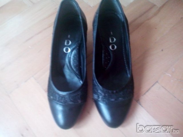  Обувки от ест.кожа и дантела GIDO, снимка 2 - Дамски ежедневни обувки - 19504352
