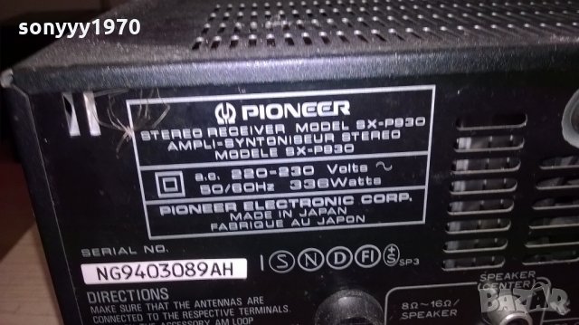 поръчан-pioneer-stereo receiver-made in japan, снимка 8 - Ресийвъри, усилватели, смесителни пултове - 22121218