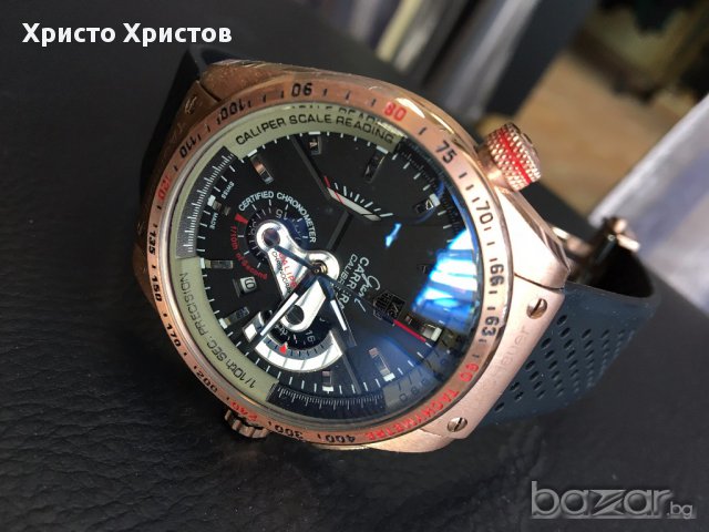Мъжки  часовник клас ААА TAG Heuer Grand Carrera Calibre 36 реплика, снимка 1 - Мъжки - 17076955