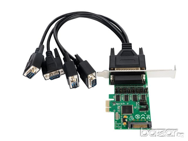 iOCrest контролери USB/PCI/PCI-E към LPT/RS232 2/4/6/8 порта, снимка 6 - Кабели и адаптери - 19494097