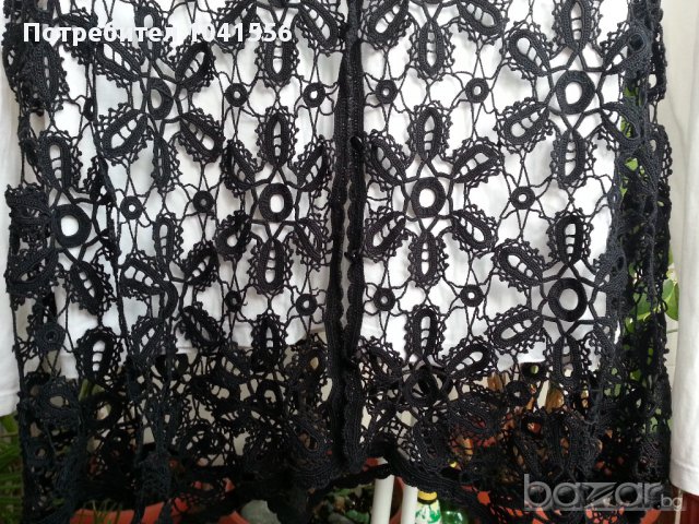  плетен елек блуза туника ръчна изработка  , снимка 11 - Жилетки - 11035770