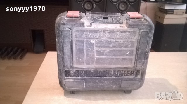 black & decker куфар за винтоверт-внос швеицария, снимка 3 - Винтоверти - 22793567