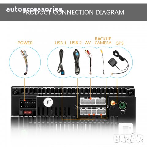 Мултимедия ZAPIN 7011А  7 '' Android 2 Din  Мултимедиен плейър Универсален GPS DAB Авто радио Сензор, снимка 7 - Аксесоари и консумативи - 23607763