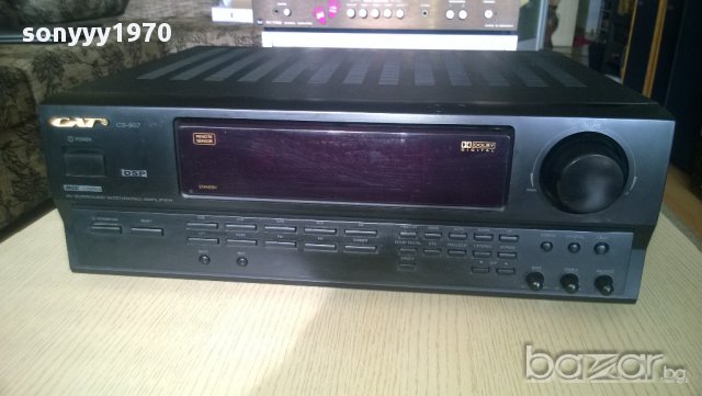 cat cs-907-av receiver-6 канала с активен изход за събуфер от швеицария, снимка 13 - Ресийвъри, усилватели, смесителни пултове - 8609722