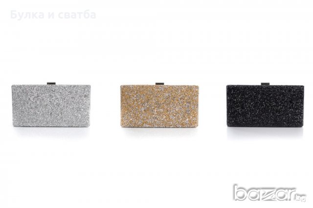 Вечерна дамска чанта с камъни 3 цвята, снимка 6 - Чанти - 21125468