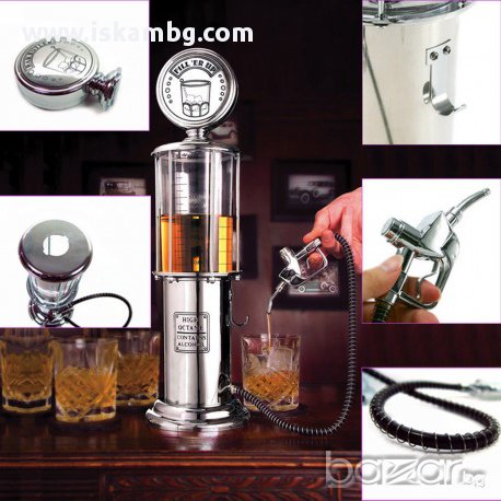 Диспенсър за напитки - Ретро бензинова колонка - код 1115, снимка 10 - Други - 13604923